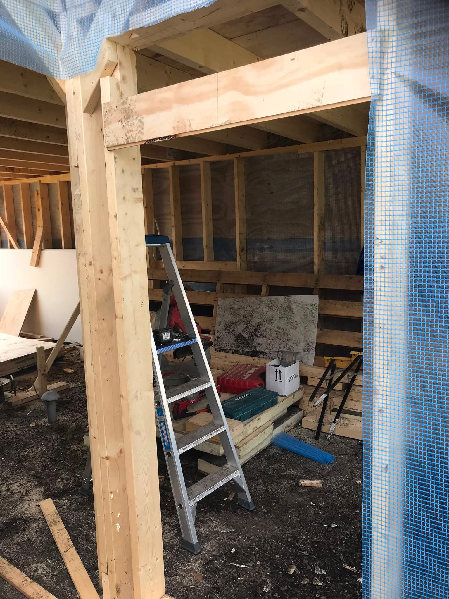 Uitbouw en constructieve uitbreiding